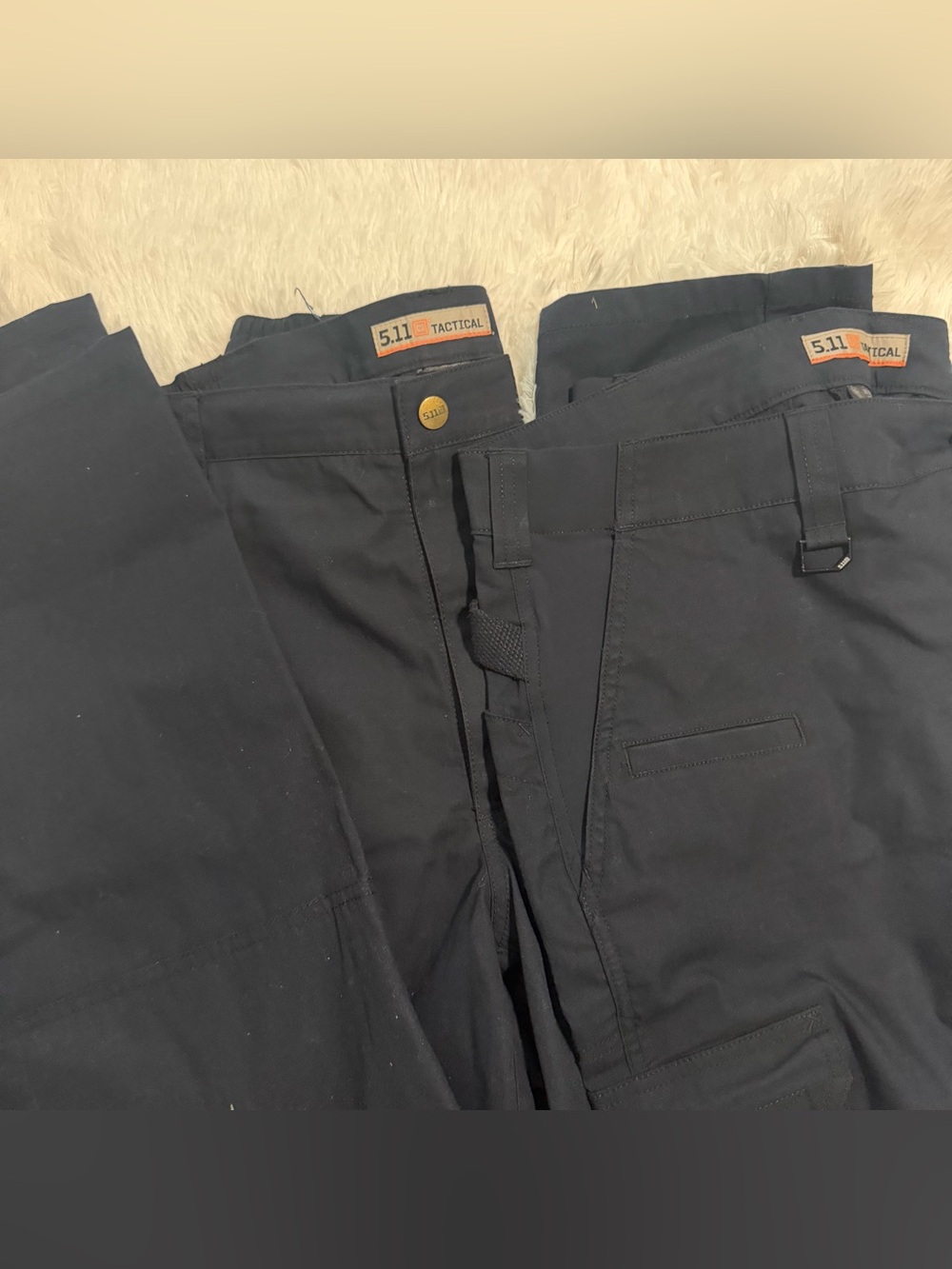 5.11 Tactical Men’s Black Cargo Pants - Dual Pair - Picture 2 of 3